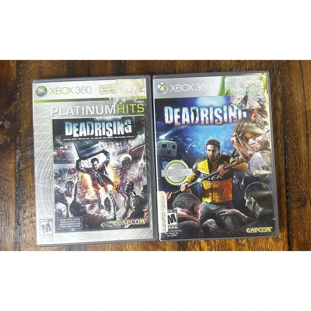 Microsoft Xbox 360 Disc CASE No Manual TESTED Dead Rising 1 + 2 Bundle Lot